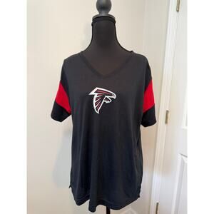 Nike DRI FIT Ultra Game NFL Atlanta Falcons Women's Varsity Stripe T-Shirt